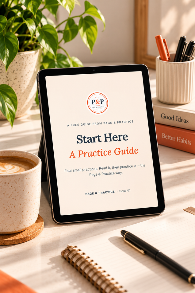 Digital Guides – Page & Practice